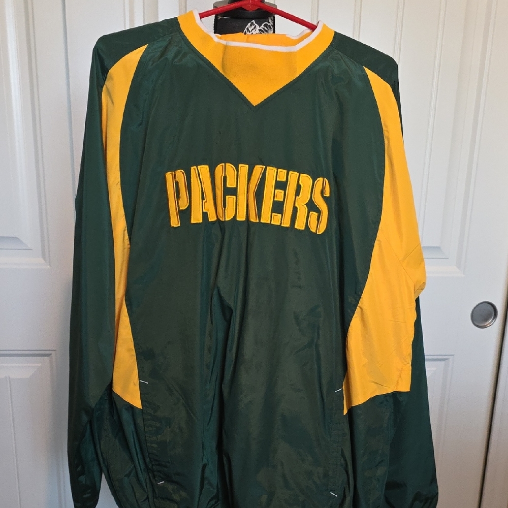 Reebok Green and Yellow Lightweight Jacket